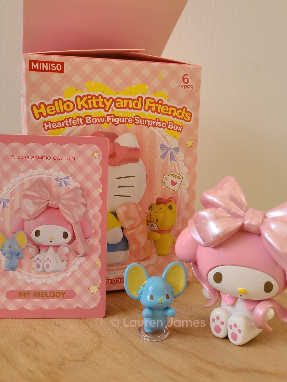 Hello Kitty and Friends Heartfelt Bow Figure - My Melody